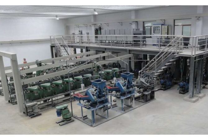 Pilot Test Facility for mineral