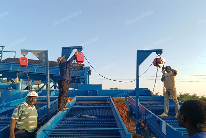 200tph Alluvial Gold EPC processing plant in Zimbabwe